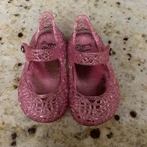 Stepping Stones pink jelly shoes, Size 1 (baby)